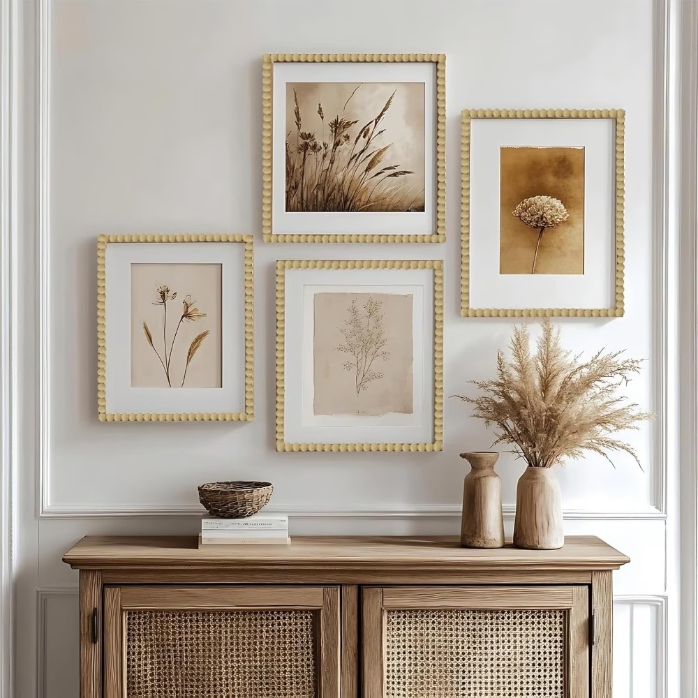 Home Decor Wall Molding - 10피트 나무색 비드 몰딩 트림, 벽,