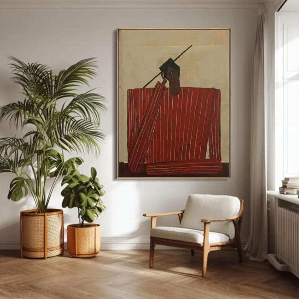 Home Decor Free Images - 100% 수작업 추상 유화 캔버스 중세