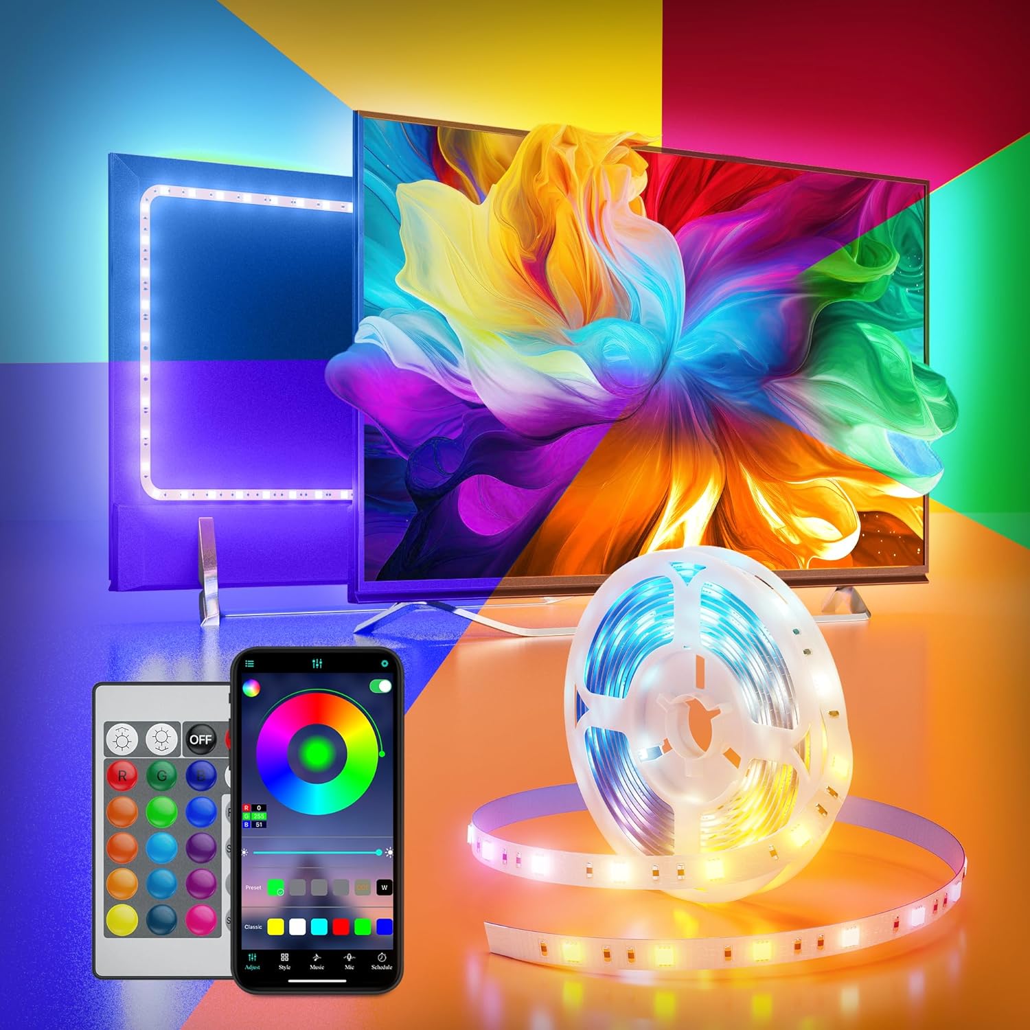 Home Decor App Free - 40M 5V USB RGB Led 스트립