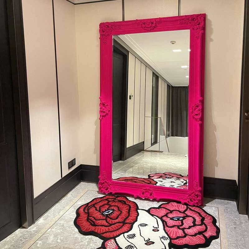 Flooring Home Decor - 아파트 스타일 장식 거울 대형 사각형
