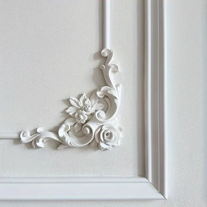 Home Decor Wall Molding - 쉬운 설치 Pu 폴리우레탄 꽃 모서리
