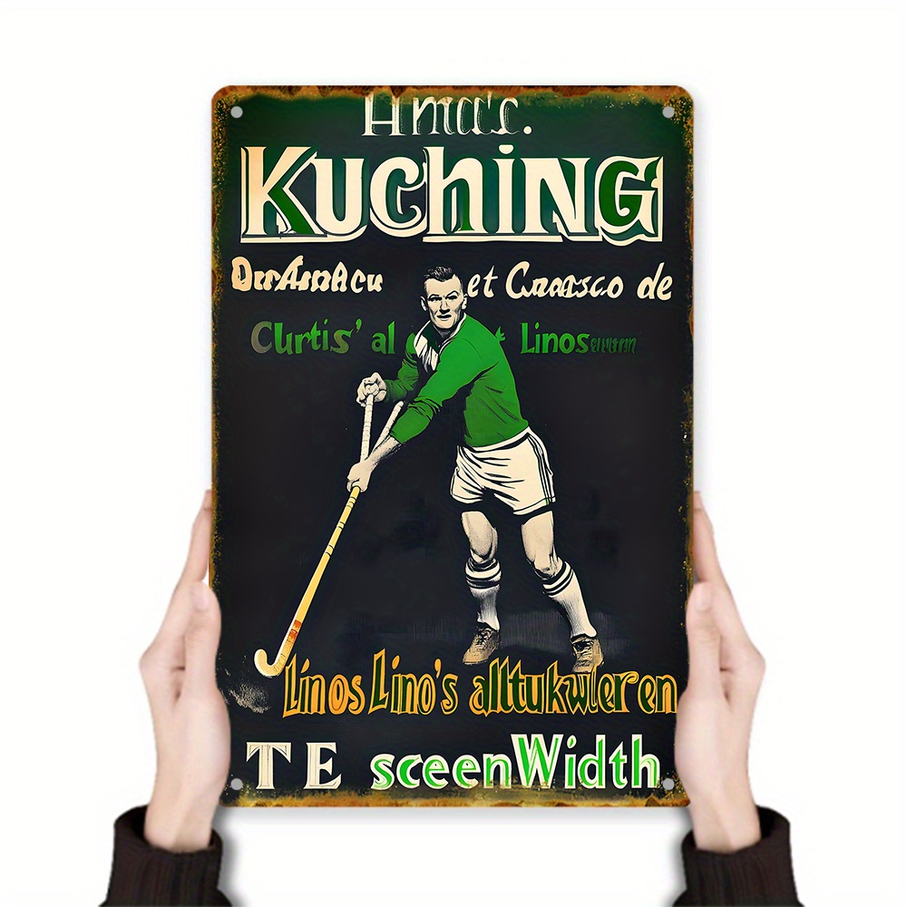 Home Decor Kuching - 빈티지 금속 벽 장식 표지판 -