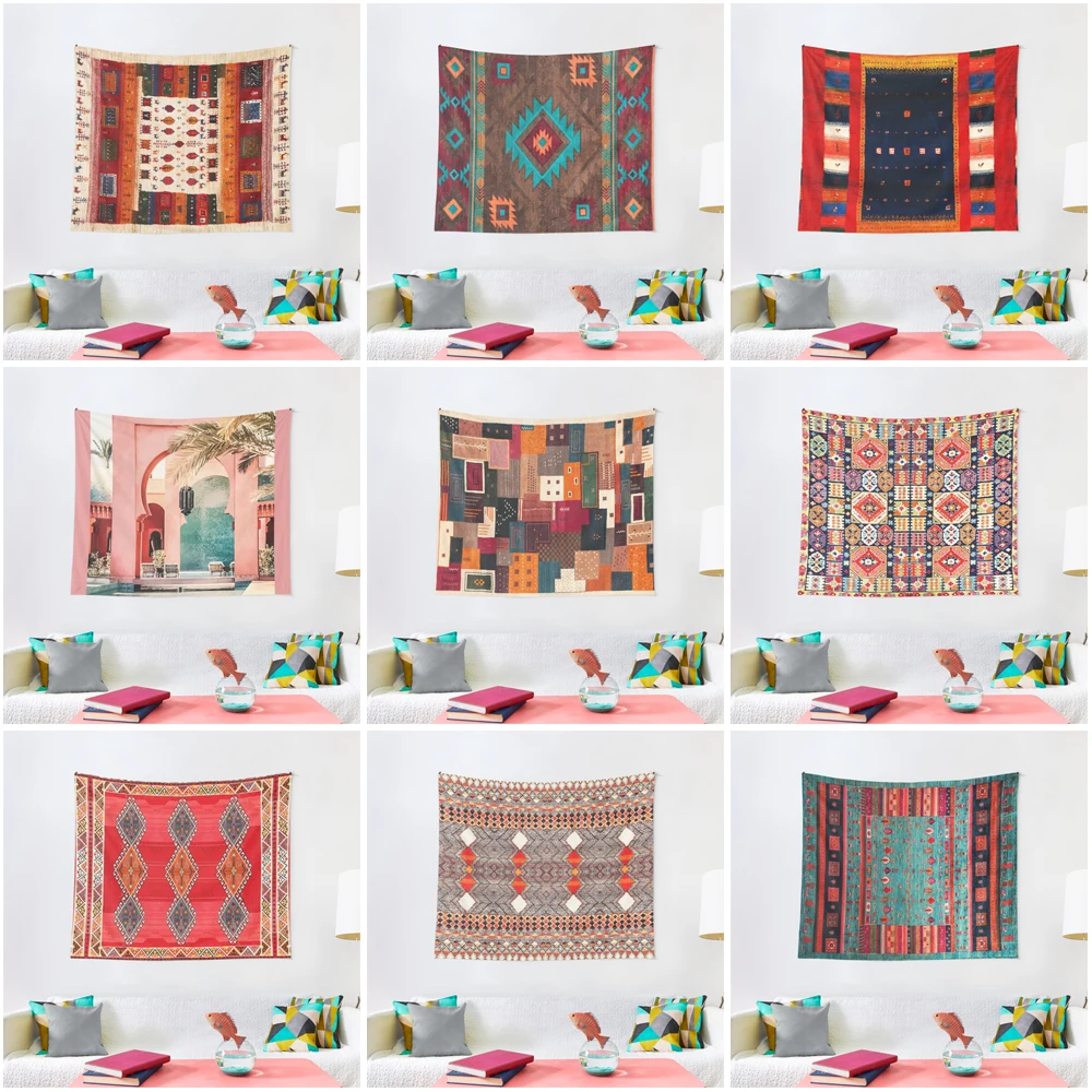 Home Decor Aesthetic Pinterest - 대형 원단 벽 태피스트리 홈 데코,