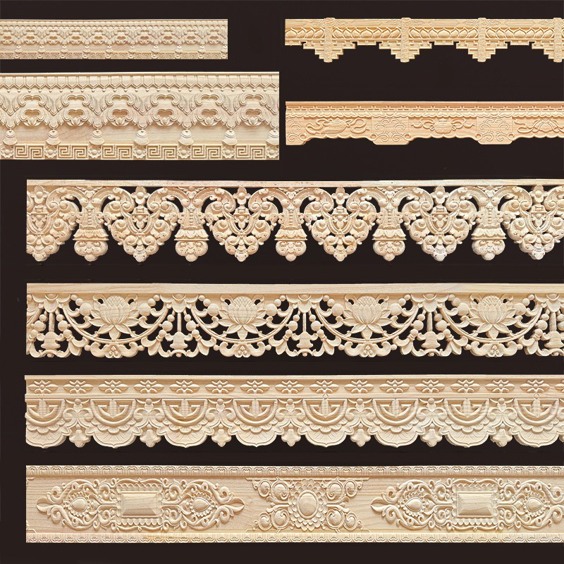 Home Decor Wall Molding - 장식용 목재 가구 몰딩 조각 라인