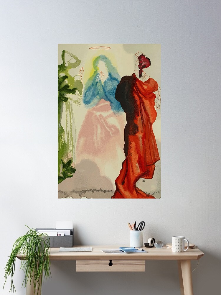 Home Decor Za - 몰리테프. 살바도르 달리의 종교 코미디 그림,