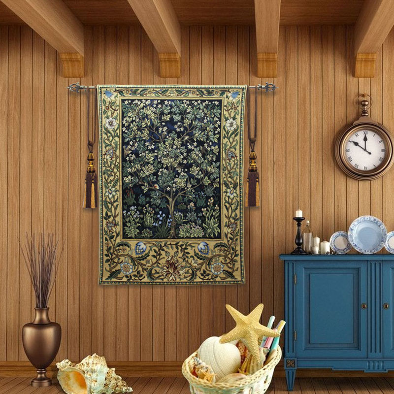 Home Decor Pt - 홈 텍스타일 태피스트리 윌리엄 모리스-생명의 나무,