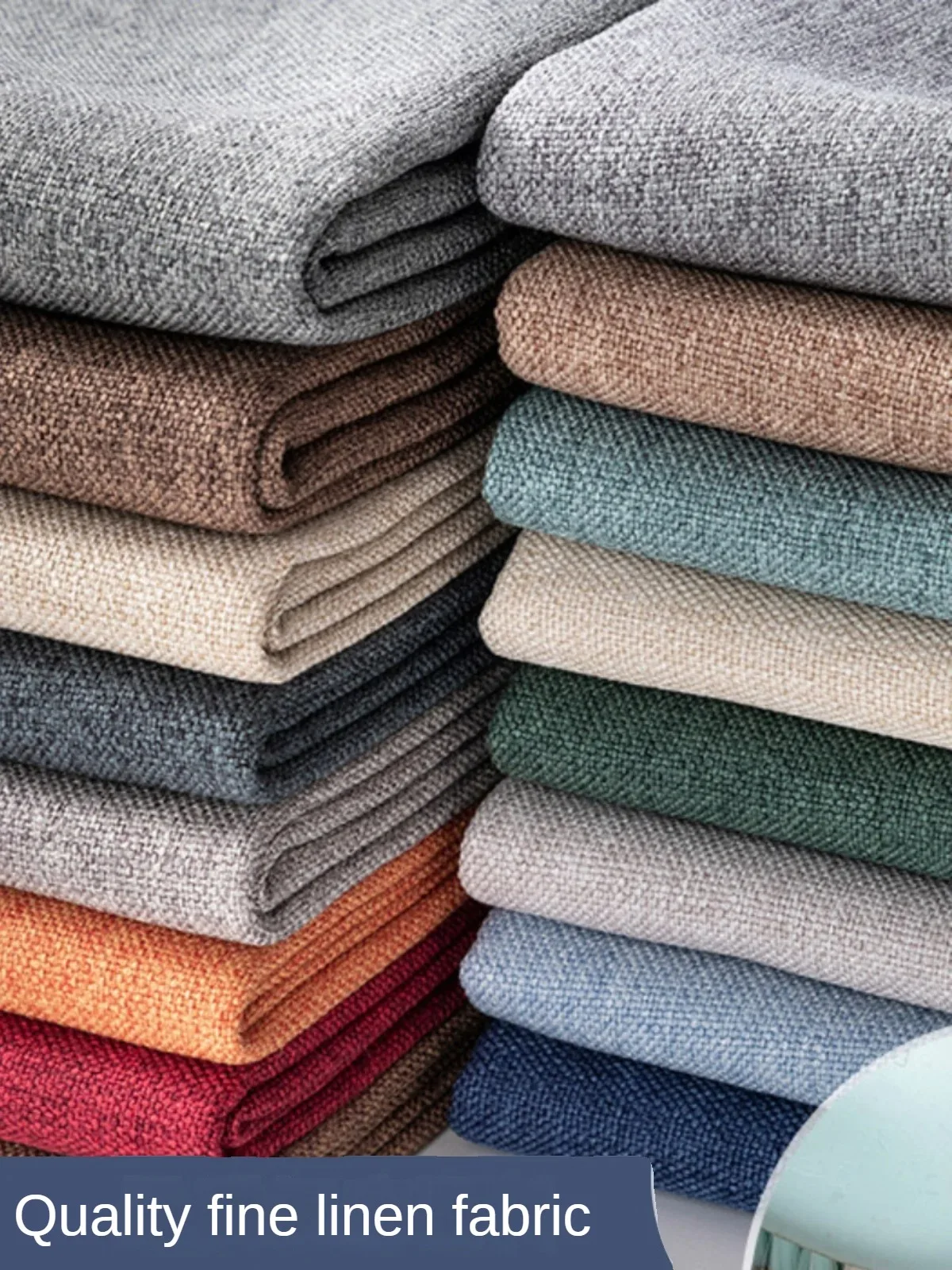 Linen Table Runner - 두꺼운 일반 리넨 원단 식탁보 가방