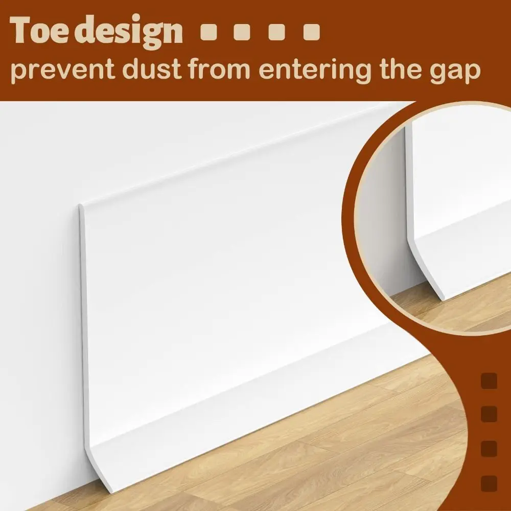 Home Decor Wall Molding - 홈데코 PVC 베이스보드 몰딩 트림 플렉시블