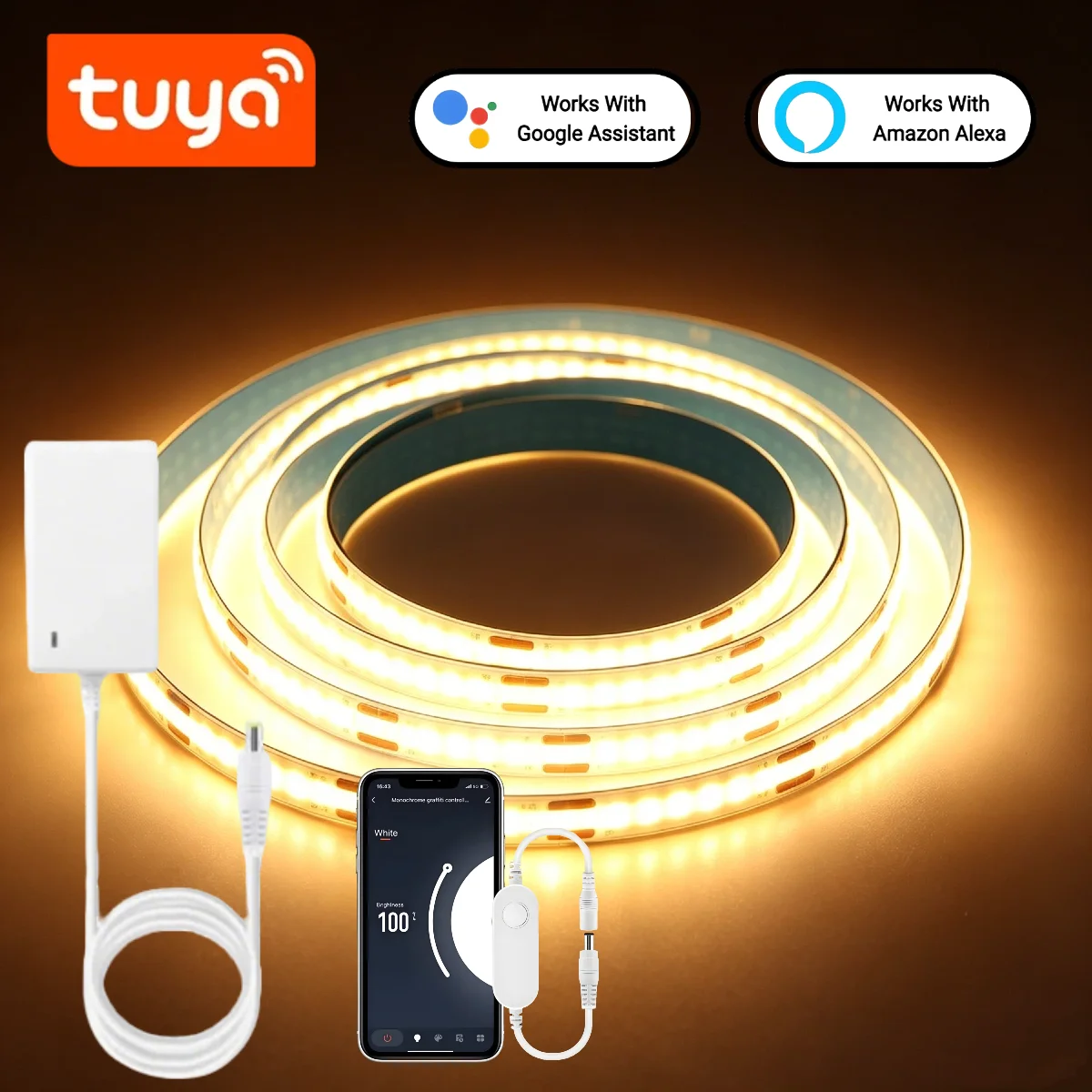 Home Decor App Free - 투야 스마트 COB LED 스트립 조명,