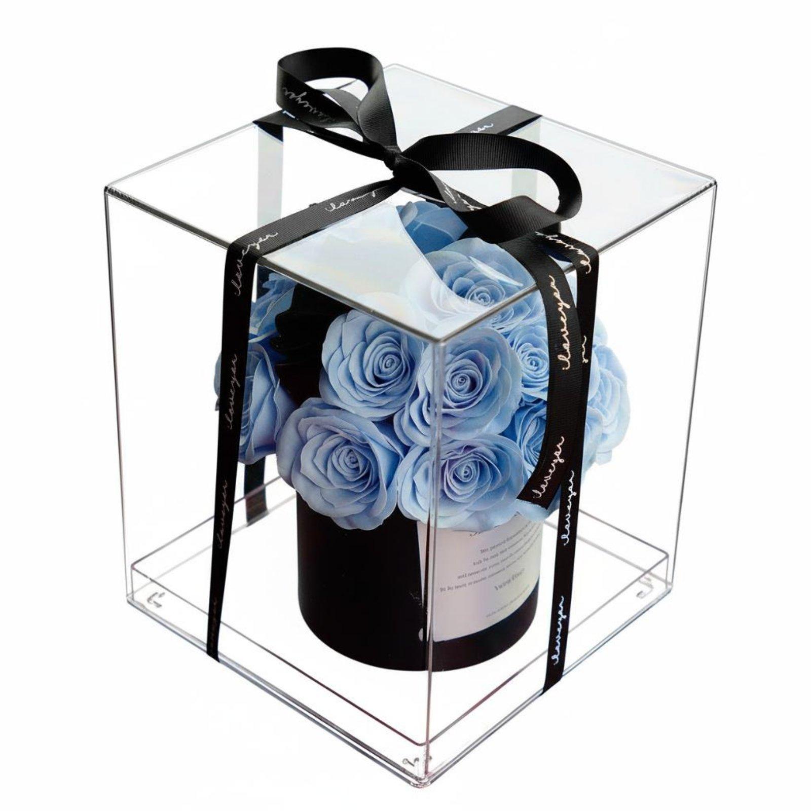 Home Decor Gift - 아크릴 비누 꽃다발 영원히 향기로운 장미