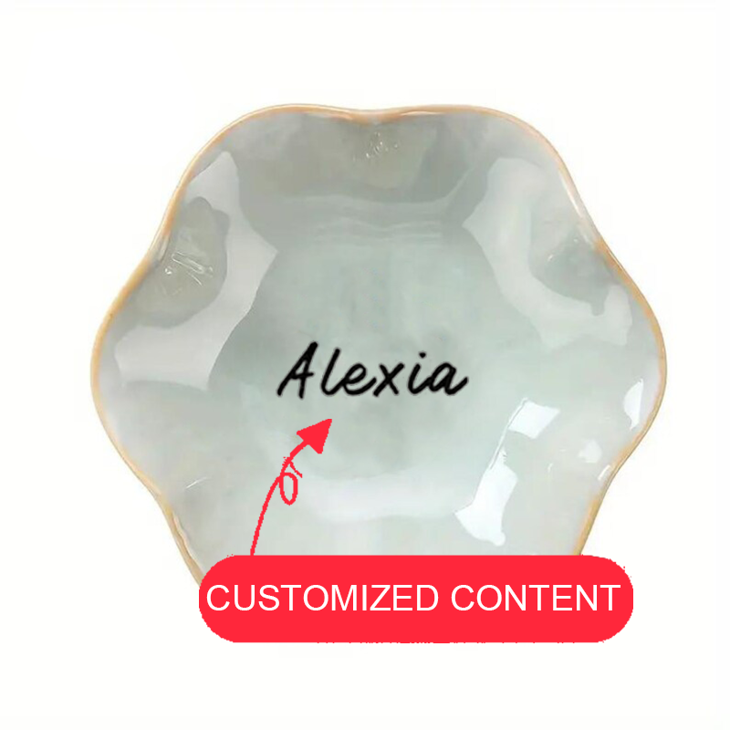 Ceramic Trinket Dish - 발렌타인데이에 여자친구를 위한 보석 트레이, 맞춤형