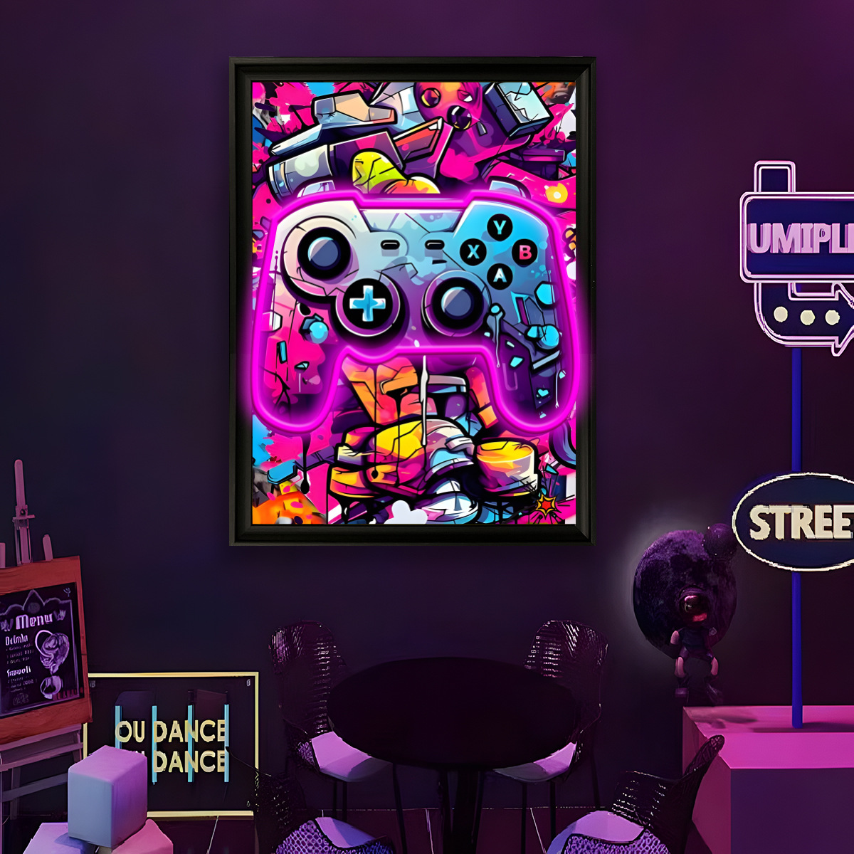 USB 전원 LED 네온 라이트 재미있는 벽화 아트 포 - Home Decor Gift 리뷰 및 가격