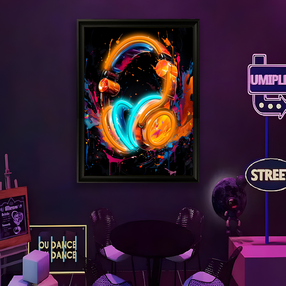USB 전원 LED 네온 라이트 재미있는 벽화 아트 포 - Home Decor Gift 리뷰 및 가격