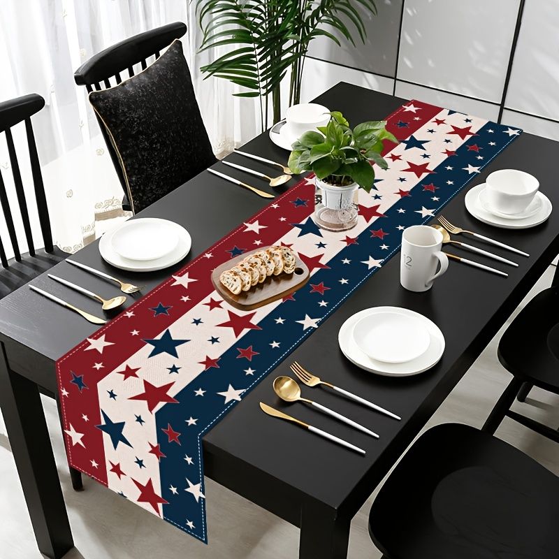 VIKAMA 독립기념일 7월 4일 테이블 러너 플레이스 - Linen Table Runner 리뷰 및 가격