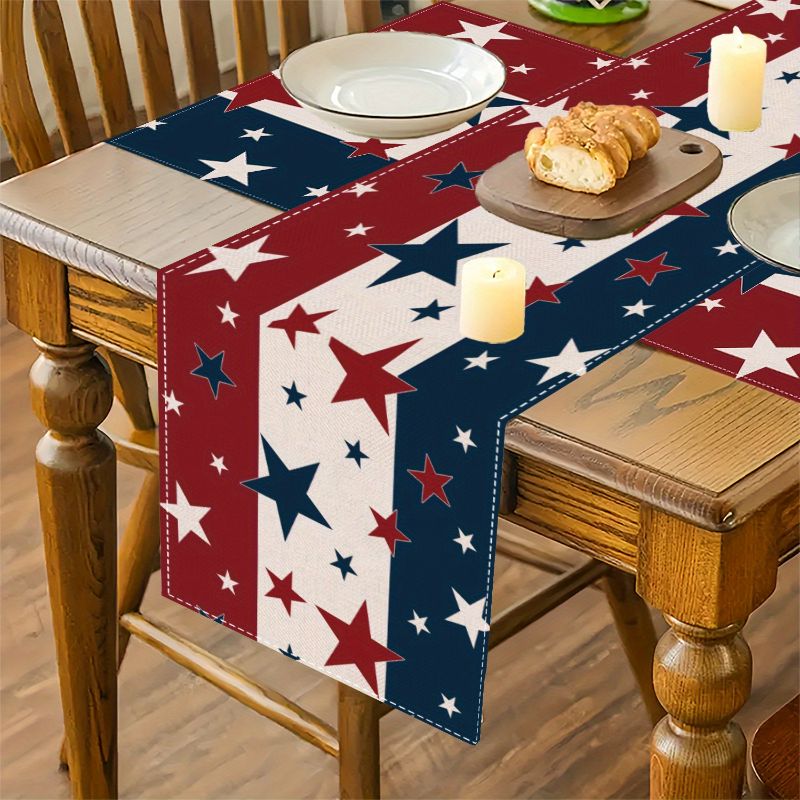 VIKAMA 독립기념일 7월 4일 테이블 러너 플레이스 - Linen Table Runner 리뷰 및 가격