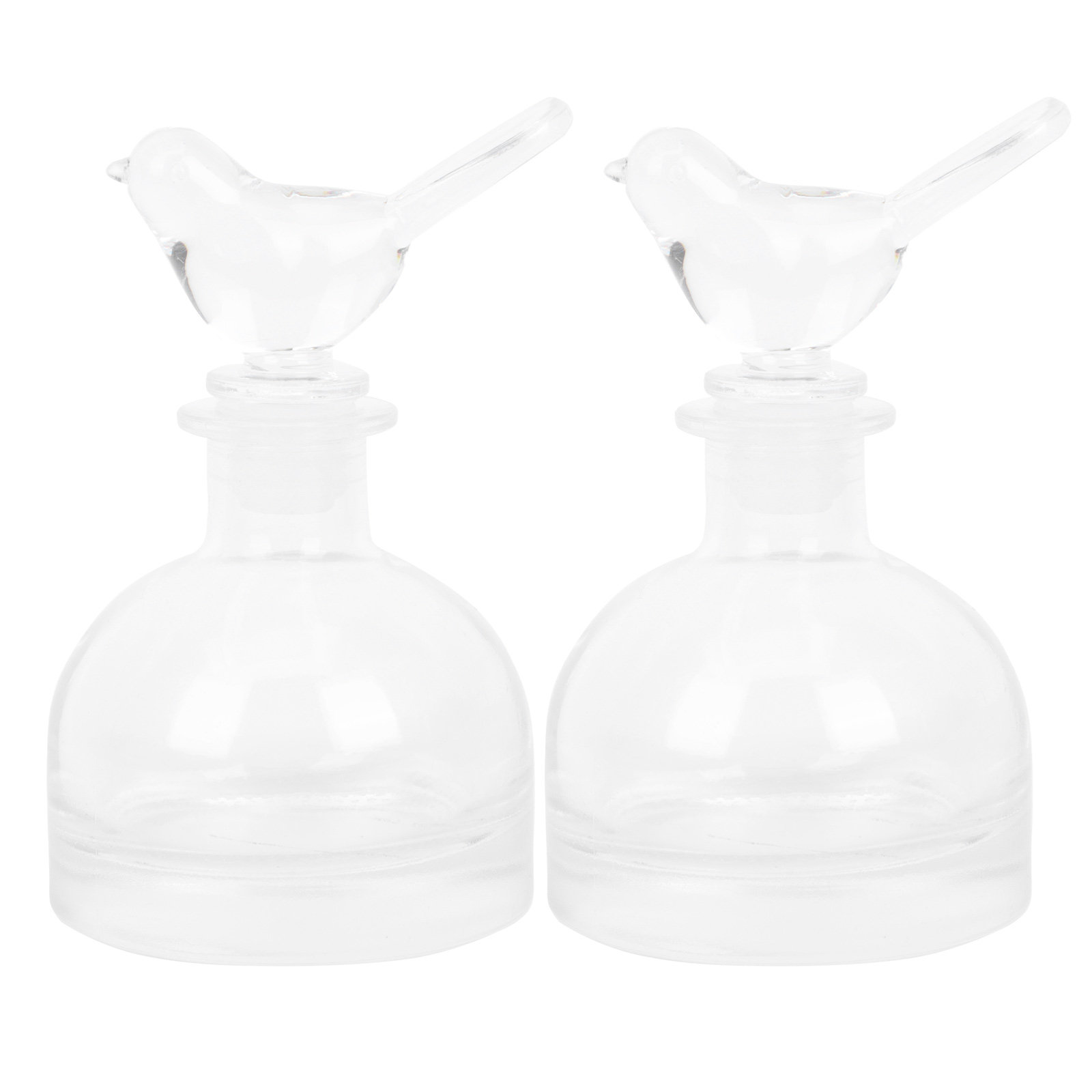 2Pcs 유리 향수병 프리미엄 투명하고 튼튼한 가정용  - Home Decor Glass 리뷰 및 가격