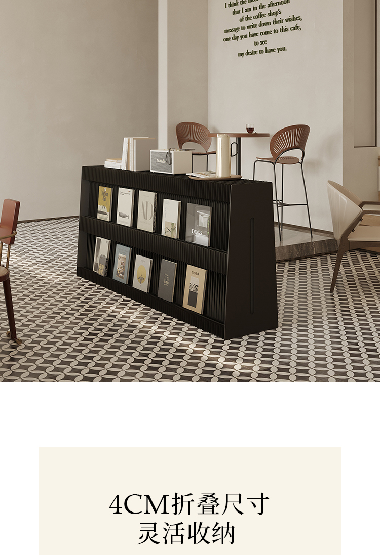 접이식 책장 신문 선반 제품 전시 보관 잡지 그림책 브 - Home Decor Brochure 리뷰 및 가격
