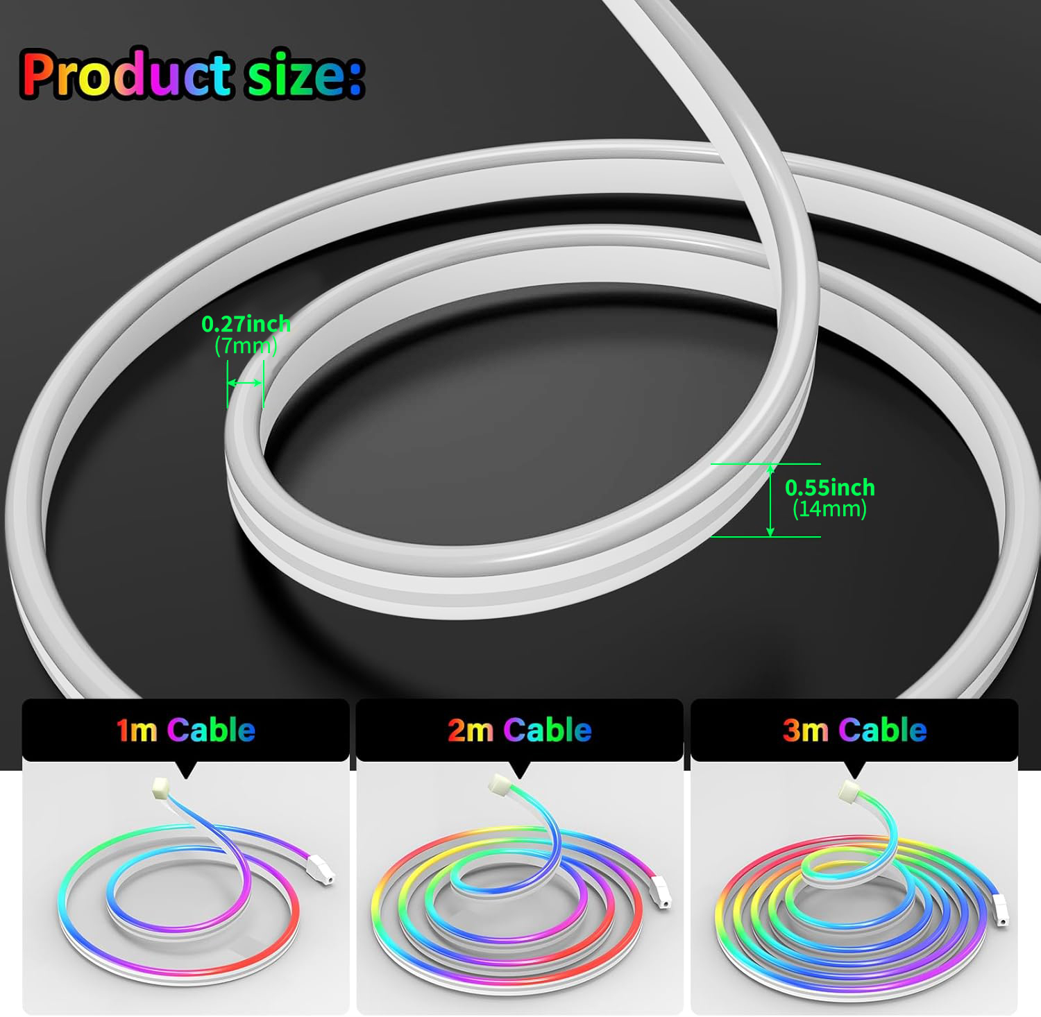 블루투스 RGB 네온 LED 스트립 1-10m DC5V - Home Decor App Free 리뷰 및 가격