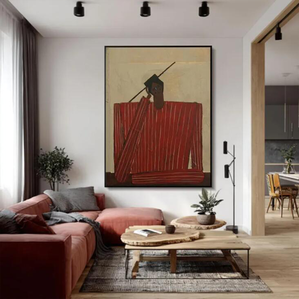100% 수작업 추상 유화 캔버스 중세 캐릭터 벽 예술 - Home Decor Free Images 리뷰 및 가격
