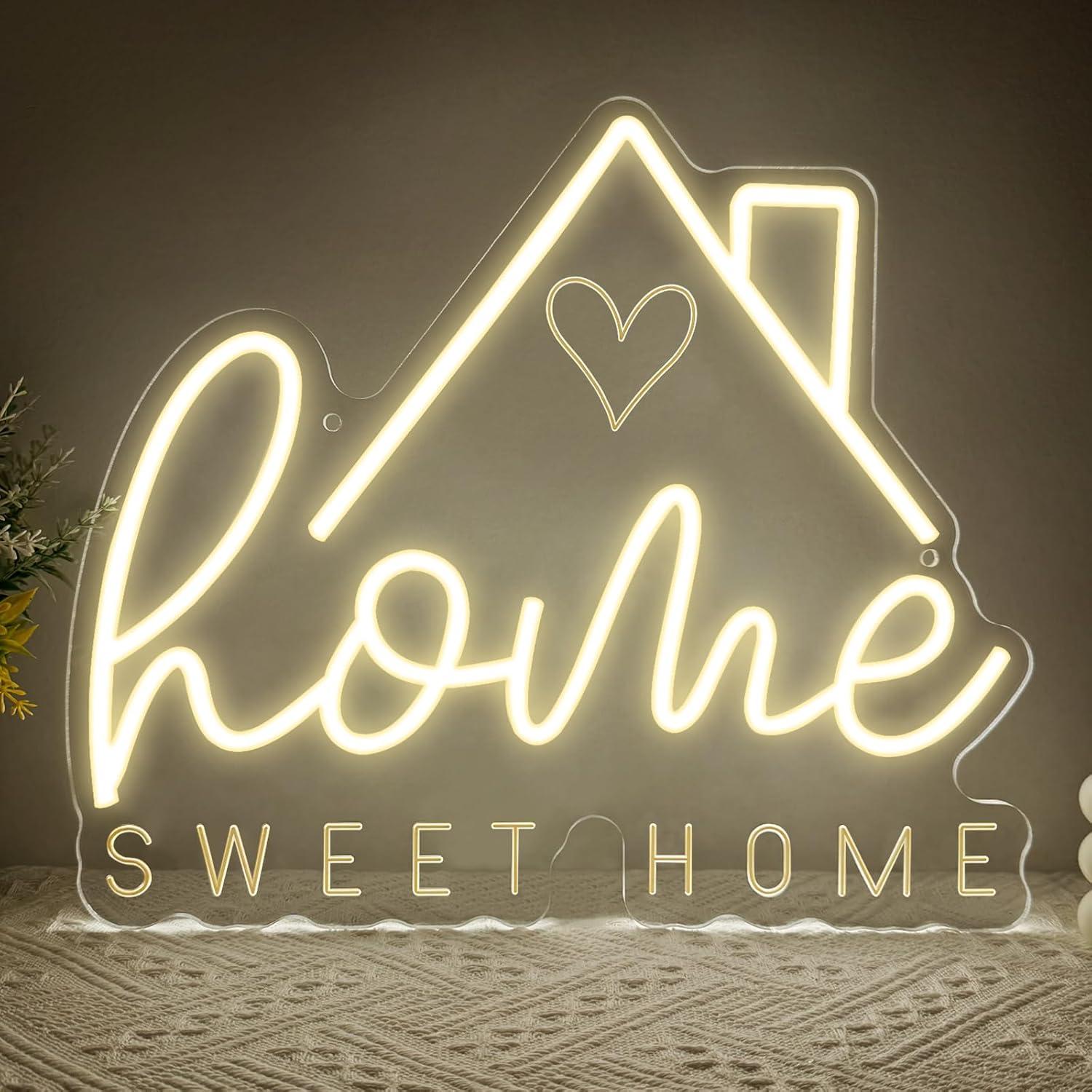 스위트홈 네온사인 USB 디밍 가능 LED 조명 (거실 - Home Decor Gift 리뷰 및 가격