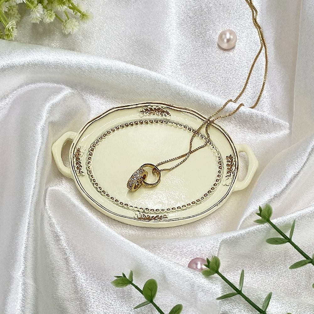 장식 보석 접시 북유럽 목걸이 귀걸이 보관함 사진 소품 - Ceramic Trinket Dish 리뷰 및 가격