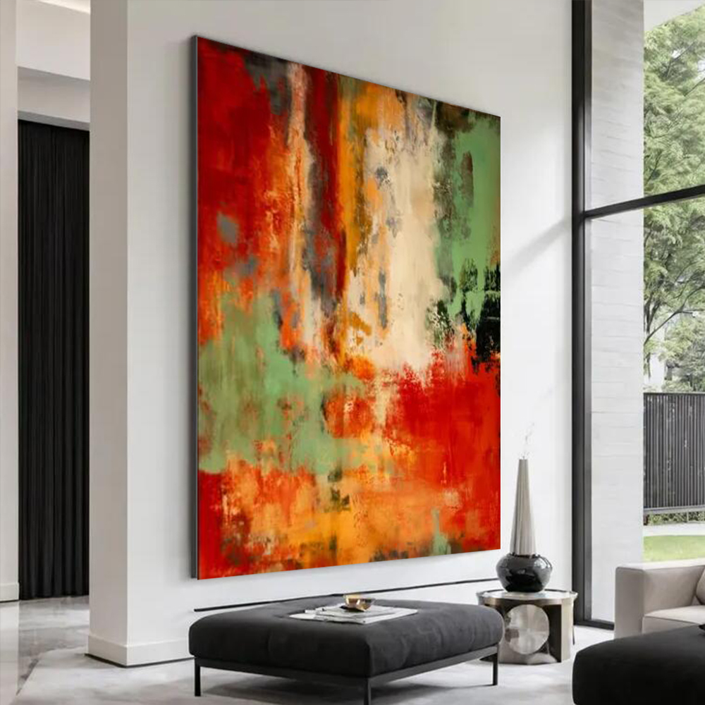 100% 수제 추상 유화 캔버스 그림 insEarth  - Home Decor Free Images 리뷰 및 가격