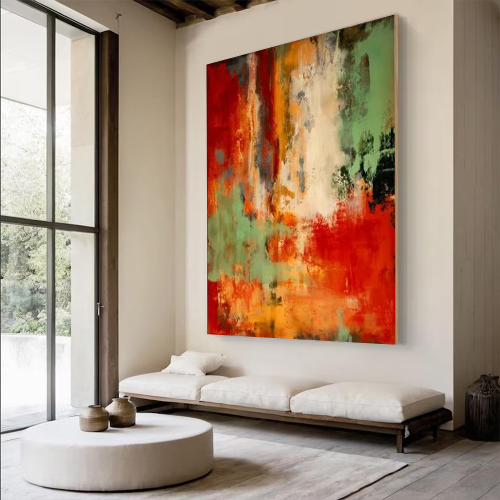 100% 수제 추상 유화 캔버스 그림 insEarth  - Home Decor Free Images 리뷰 및 가격