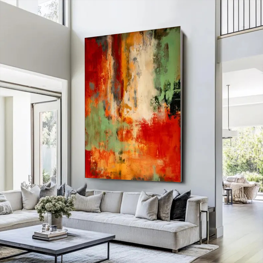 100% 수제 추상 유화 캔버스 그림 insEarth  - Home Decor Free Images 리뷰 및 가격