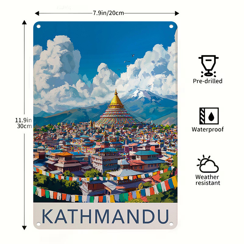 네팔 카트만두 철제 벽 장식 황금 탑 레트로 아트 벽걸 - Home Decor Kathmandu 리뷰 및 가격