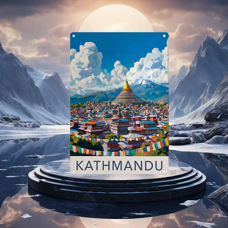 네팔 카트만두 철제 벽 장식 황금 탑 레트로 아트 벽걸 - Home Decor Kathmandu 리뷰 및 가격