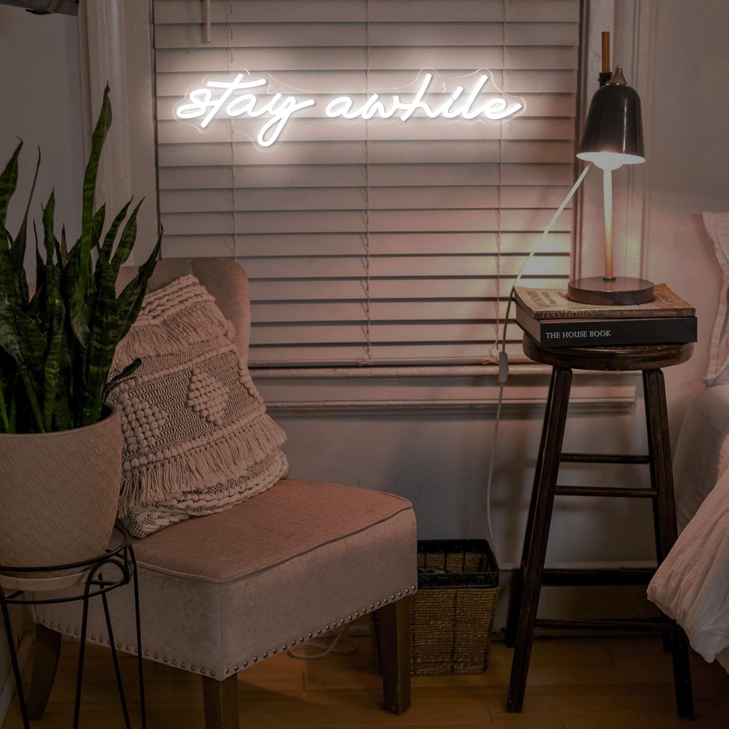 네온사인 USB 디밍 가능 LED 네온 조명 바, 침실 - Home Decor Gift 리뷰 및 가격