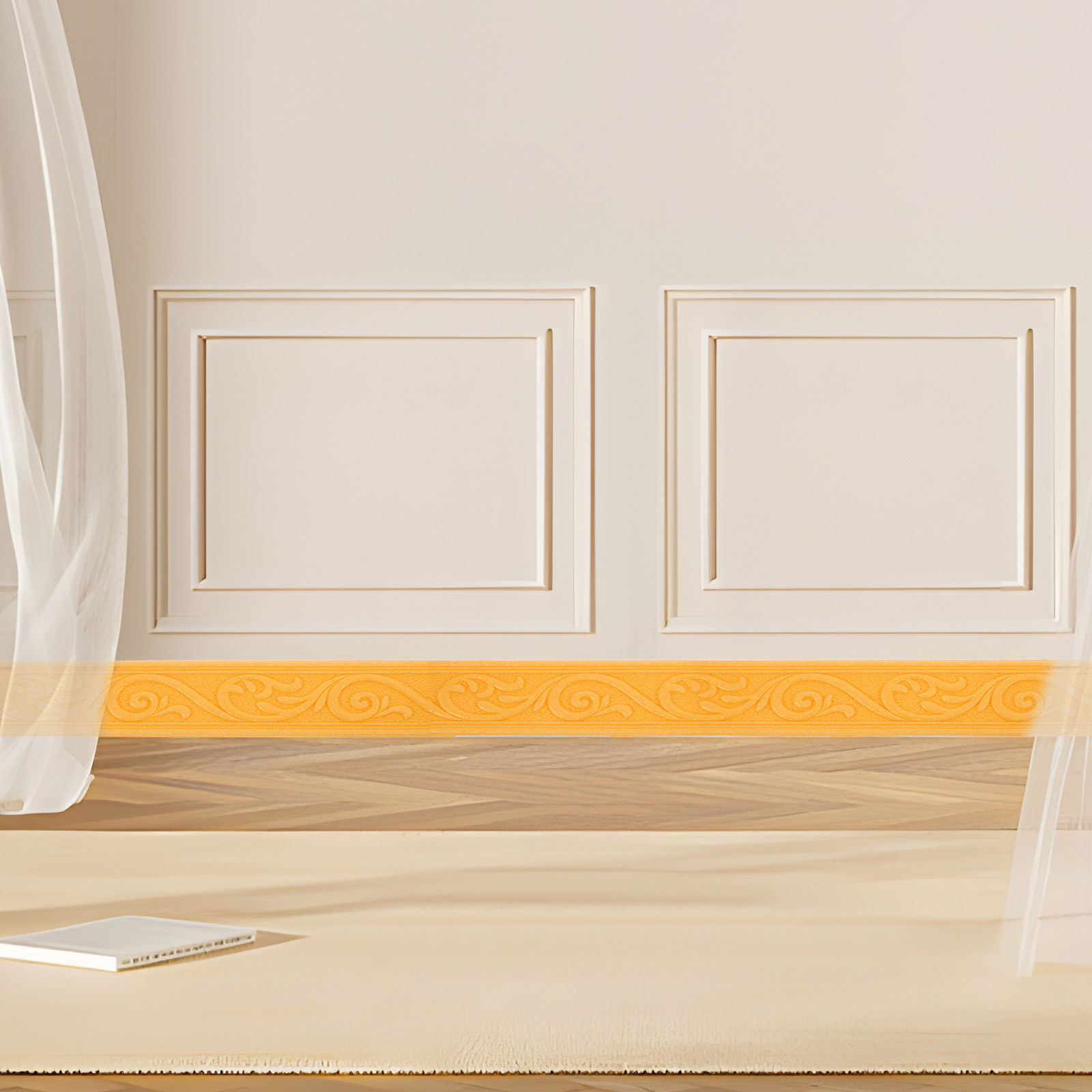 4개입 3D 자가 접착 벽 트림 유연한 몰딩 장식 프레 - Home Decor Wall Molding 리뷰 및 가격