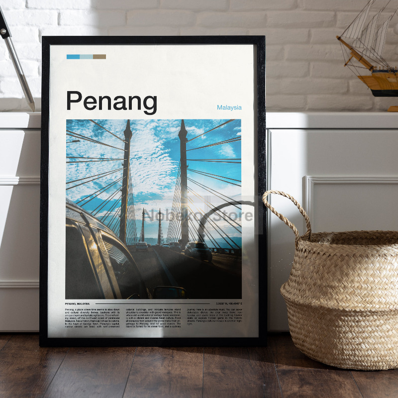 아시아 말레이시아 여행 포스터, 쿠알라 룸푸르 이포 쿠 - Home Decor Kuching 리뷰 및 가격