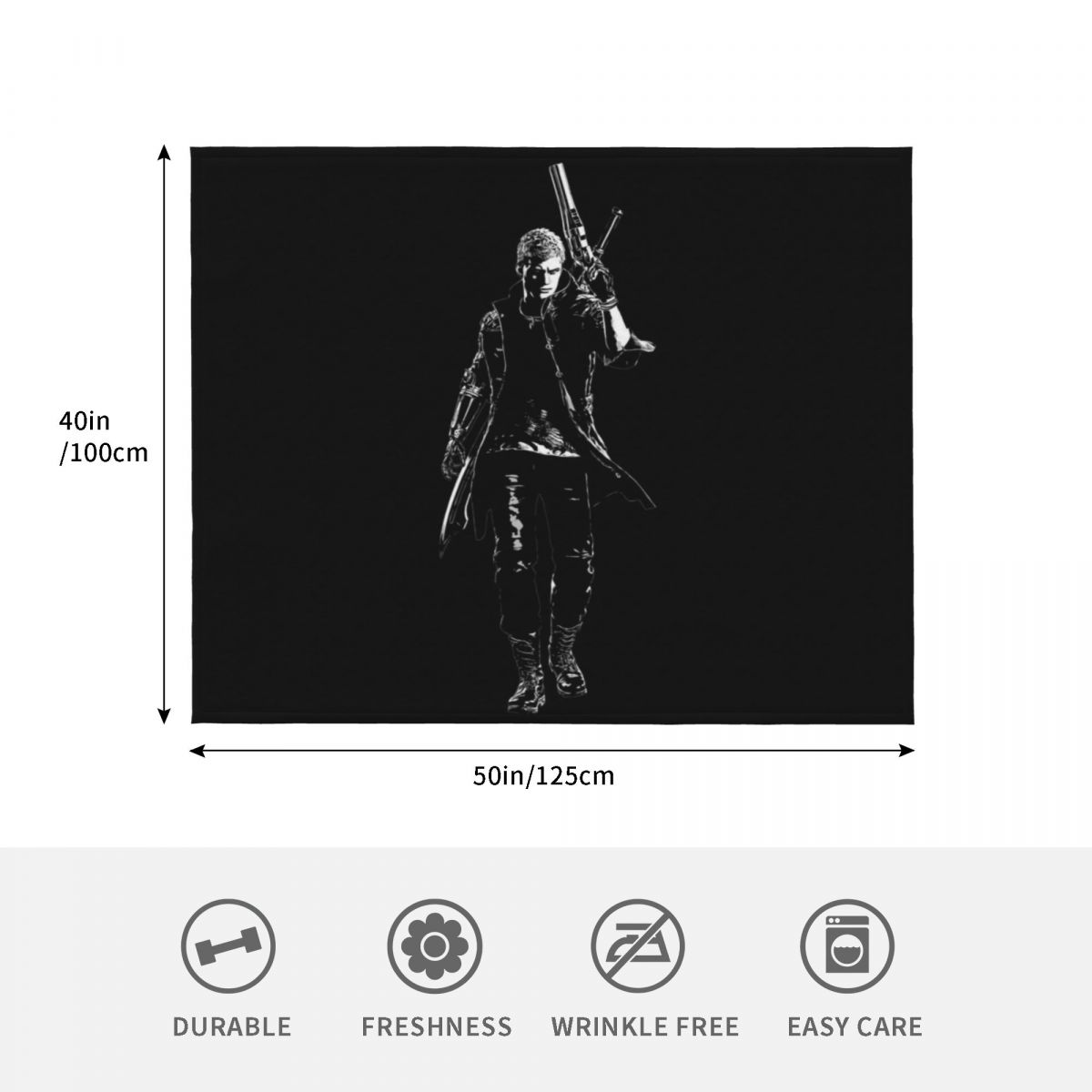 Nero DMC - 벡터 아트 *블랙* 담요 침실 장식 - Home Decor Vector 리뷰 및 가격