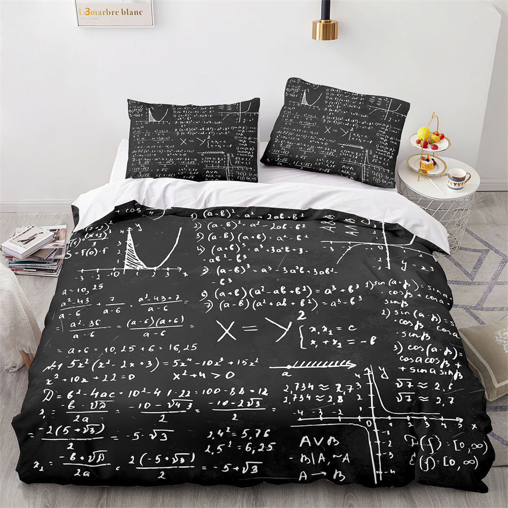 현대 이불 커버 세트 학교 천재 스마트 학생 수학 기하 - Home Decor Free Images 리뷰 및 가격
