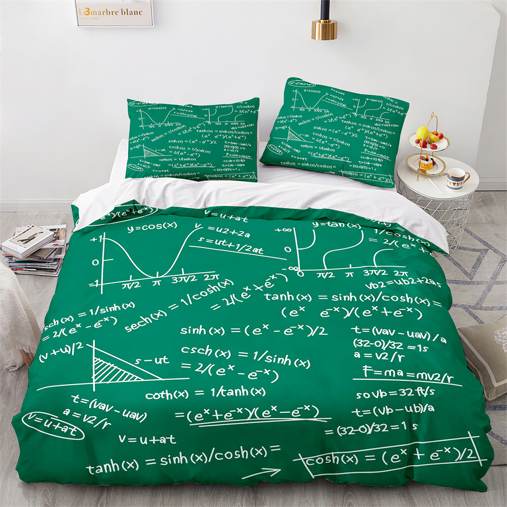 현대 이불 커버 세트 학교 천재 스마트 학생 수학 기하 - Home Decor Free Images 리뷰 및 가격