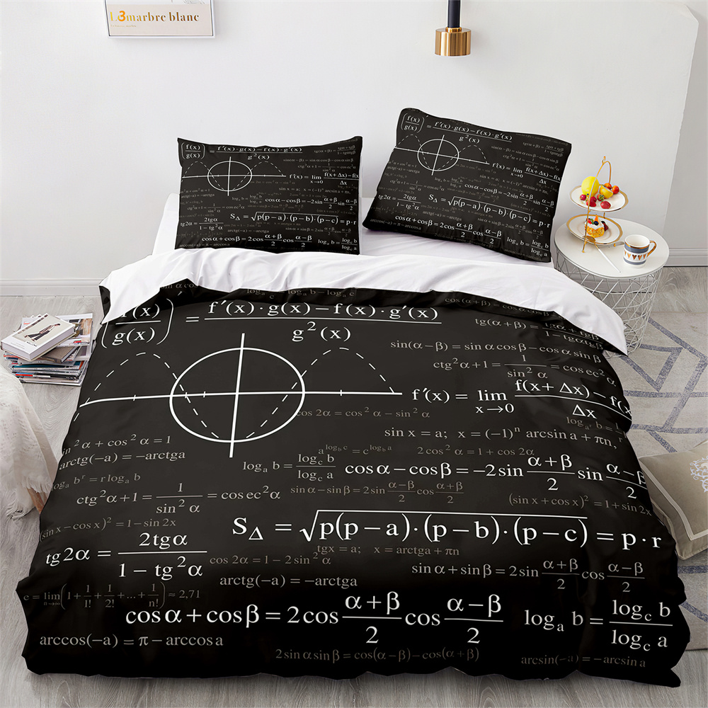 현대 이불 커버 세트 학교 천재 스마트 학생 수학 기하 - Home Decor Free Images 리뷰 및 가격