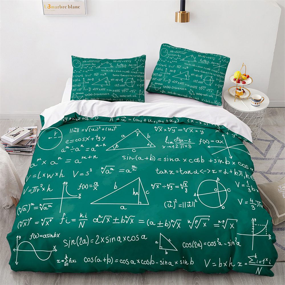 현대 이불 커버 세트 학교 천재 스마트 학생 수학 기하 - Home Decor Free Images 리뷰 및 가격