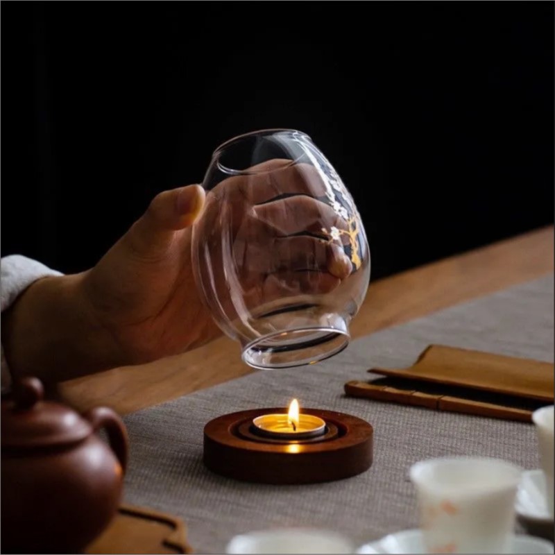중국 스타일 투명 유리 캔들 홀더 그늘막 로맨틱 캔들라 - Home Decor Glass 리뷰 및 가격