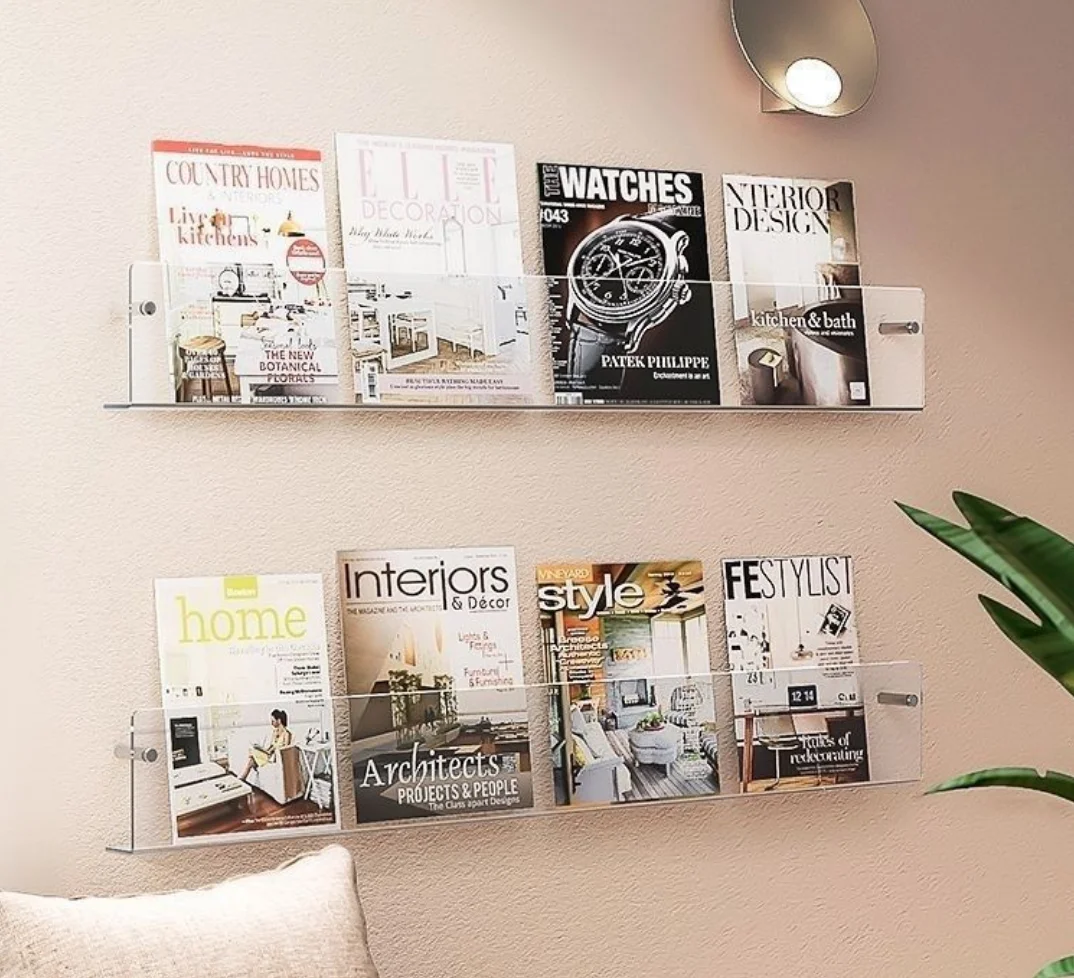 아크릴 신문 책 잡지 어린이 그림 액자 장식 선반 투명 - Home Decor Brochure 리뷰 및 가격
