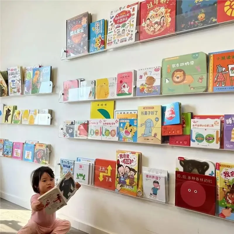 아크릴 신문 책 잡지 어린이 그림 액자 장식 선반 투명 - Home Decor Brochure 리뷰 및 가격