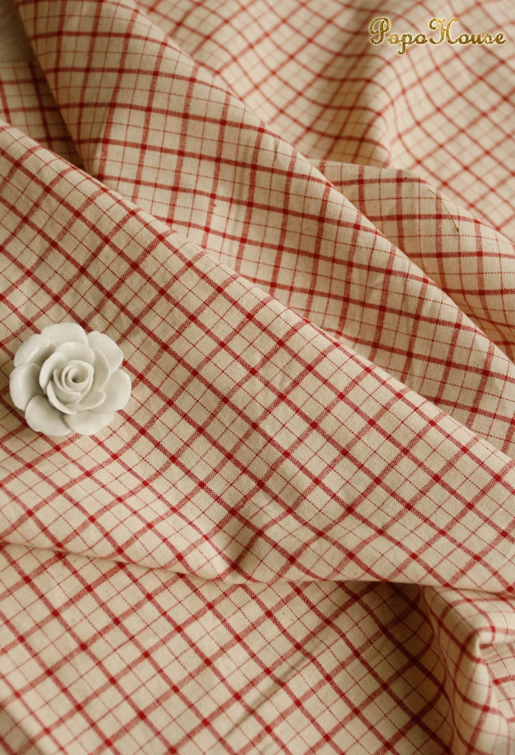 140x50cm 빈티지 레드 린넨 그리드 스트라이프 직 - Linen Table Runner 리뷰 및 가격