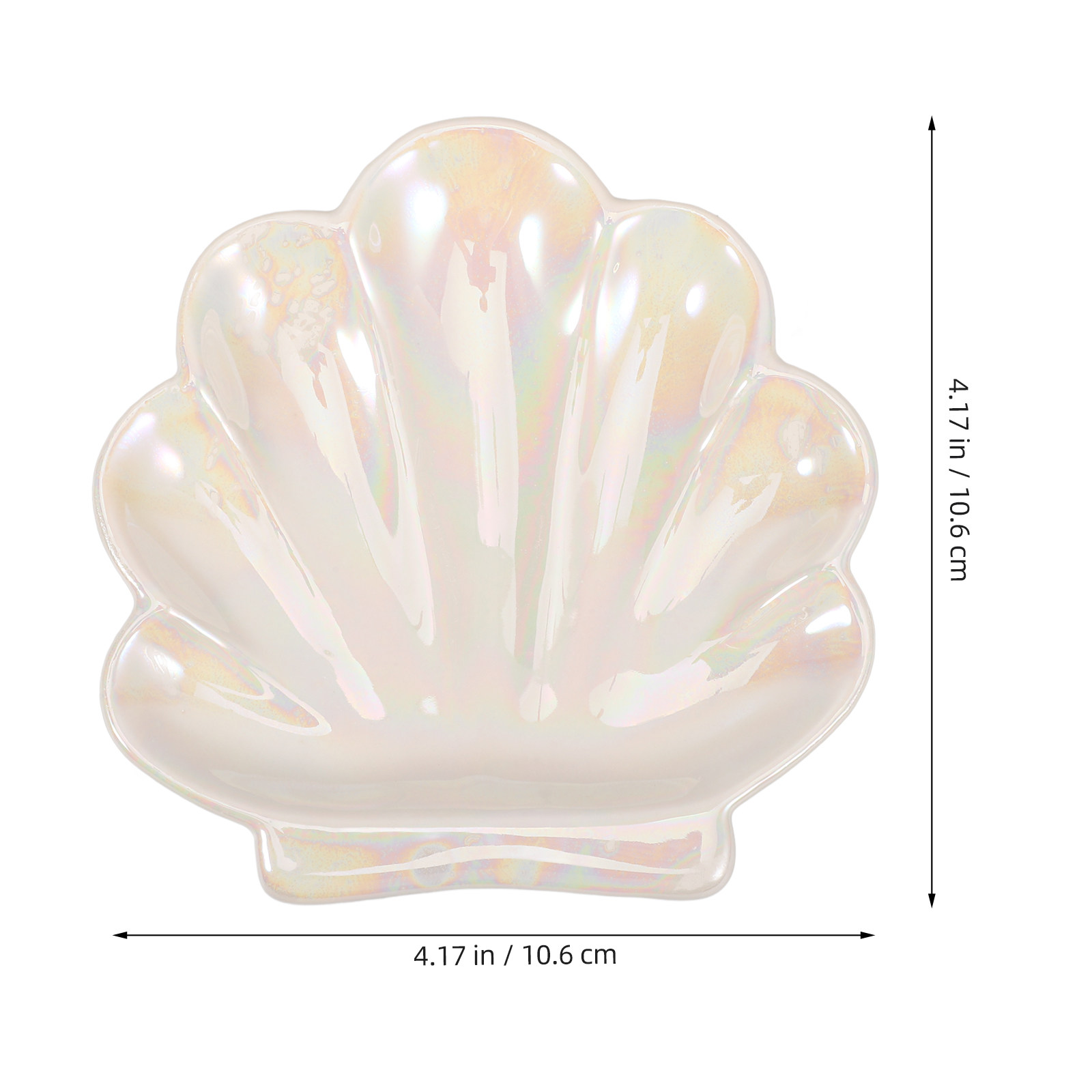 조개 모양 세라믹 보석 트레이, 컴팩트한 반지 받침대, - Ceramic Trinket Dish 리뷰 및 가격
