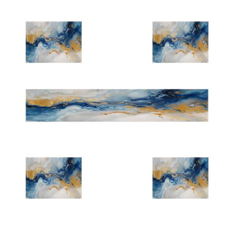 비카마 라이트 럭셔리 마블 인스 스타일 테이블 러너 플 - Linen Table Runner 리뷰 및 가격