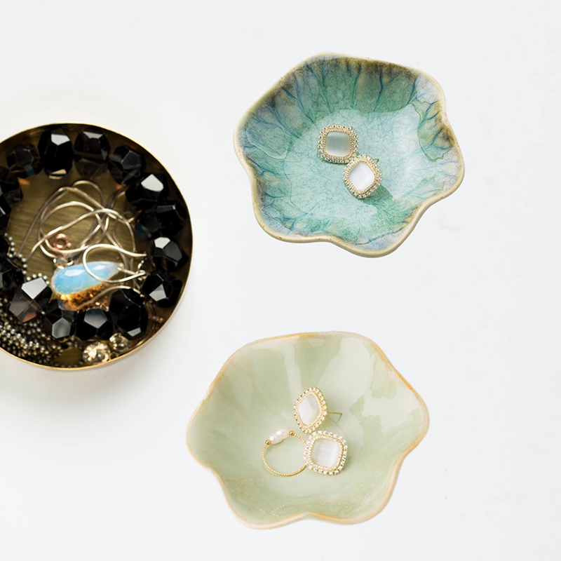 세라믹 연잎 보석 트레이 및 키 장식품, 바비큐 소스  - Ceramic Trinket Dish 리뷰 및 가격