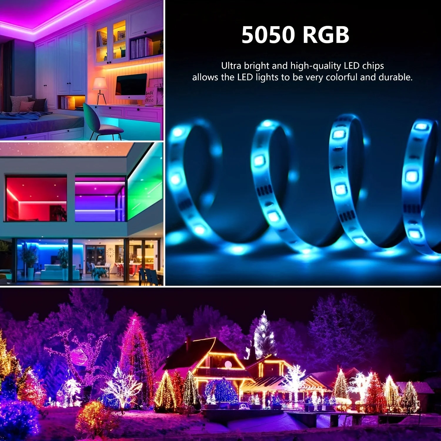 10M 20M 30M RGB LED 조명 스트립 룸 램 - Home Decor App Free 리뷰 및 가격