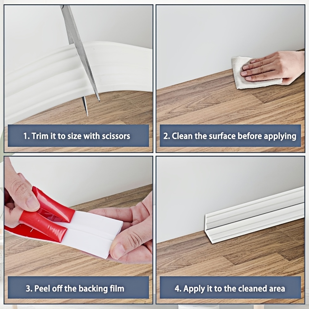 1PC 0.5/1/2M 미터 PVC 자가 접착 엠보싱  - Home Decor Wall Molding 리뷰 및 가격
