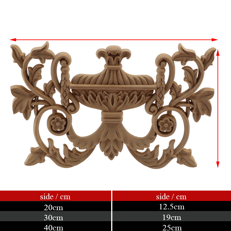 벽 나무 조각 된 Applique 나무 몰딩 장식 프레 - Home Decor Wall Molding 리뷰 및 가격