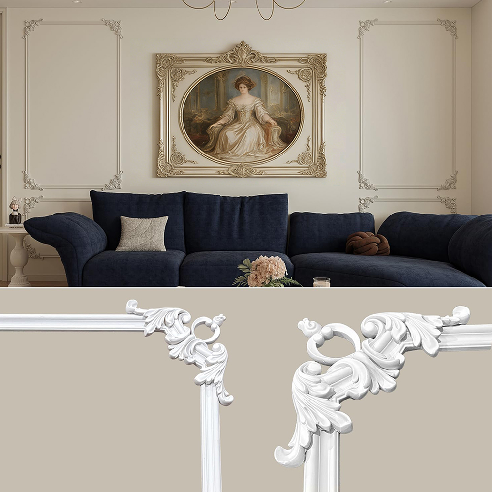 PU 천장 몰딩 키트 벽 몰딩 트림 코너 프레임 웨인스 - Home Decor Wall Molding 리뷰 및 가격