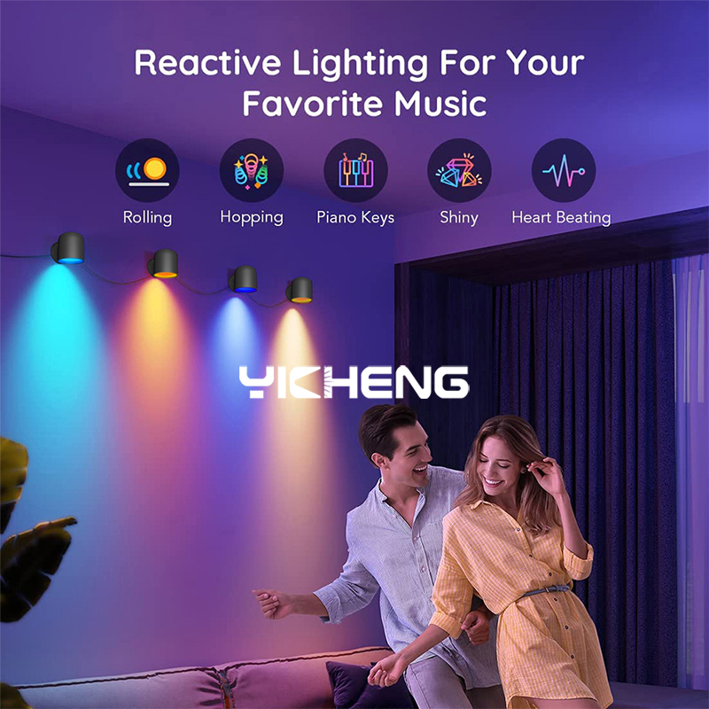 RGBIC 스마트 벽 램프 투야 앱 LED 스포트라이트 - Home Decor App Free 리뷰 및 가격